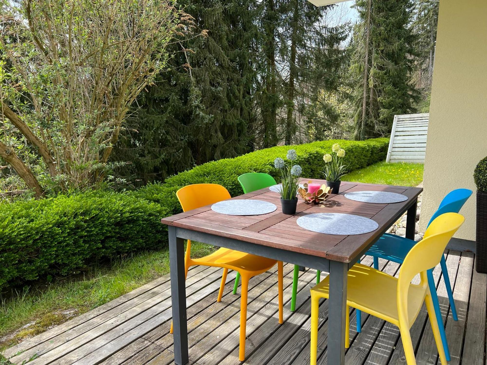 Schoene Ferienwohnung In Stockach Buitenkant foto